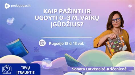 Vaikų ugdymas darželyje 