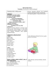 vaikai deklamuoja eilėraštį