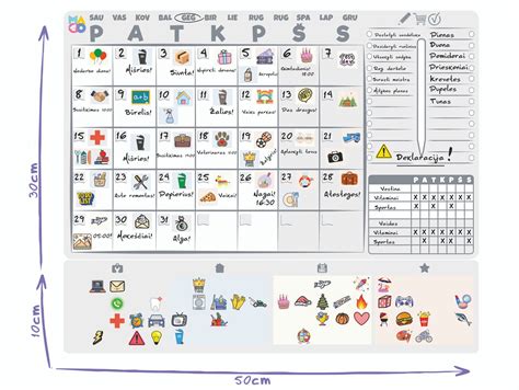 Krikštynų planavimo kalendorius