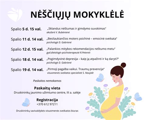 Nėščiųjų mokyklėlė: pasiruošimas gimdymui