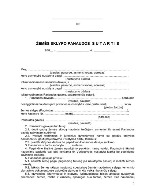Sodo sklypo pavyzdys.