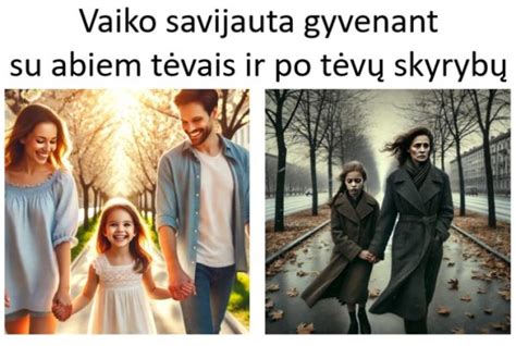 vaikas laukia tevo
