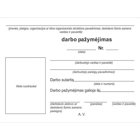 Darbuotojo darbo stažo skaičiavimas