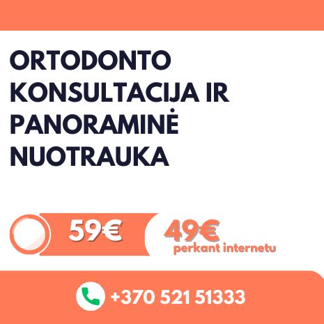 Ortodonto konsultacija ir dantų modeliavimas