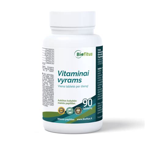 Vaisingumo vitaminai vyrams