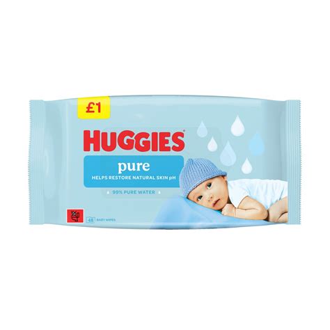 Huggies Pure drėgnųjų servetėlių pakuotė