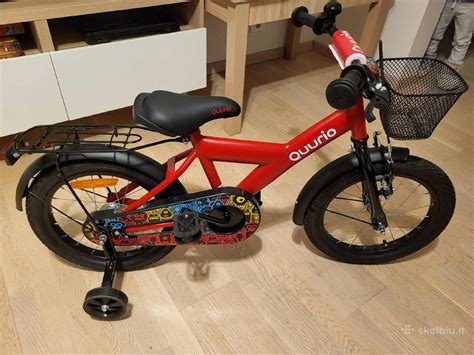 vaikiškas dviratis su pagalbiniu ratuku