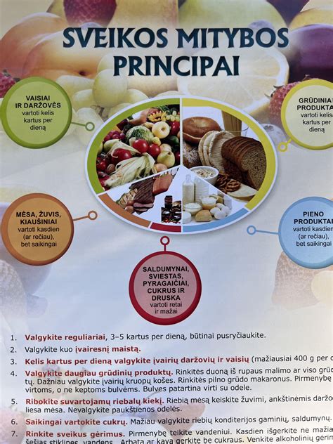Sveikos mitybos principai