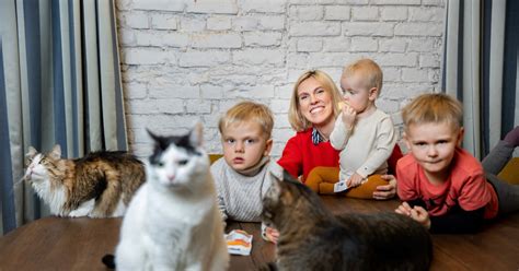 Milda Šervenina su vaikais