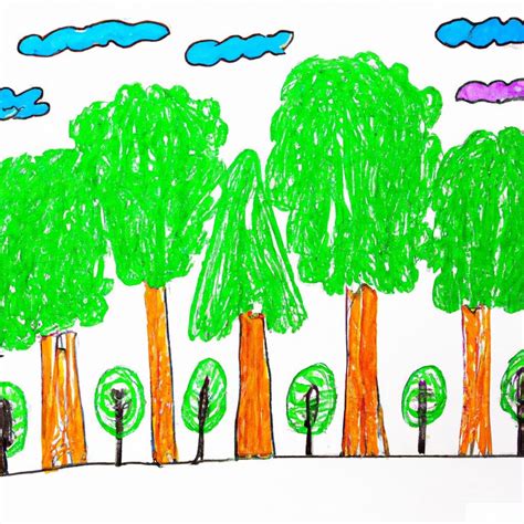 Vaikų piešiniai, iliustruojantys laiko sąvokas