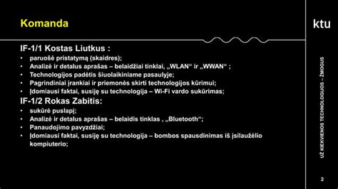 Komandinis darbas NT rinkoje