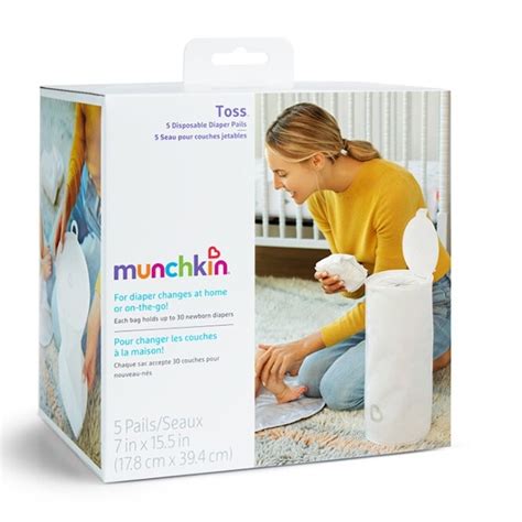 Munchkin sauskelnių konteinerio maišeliai