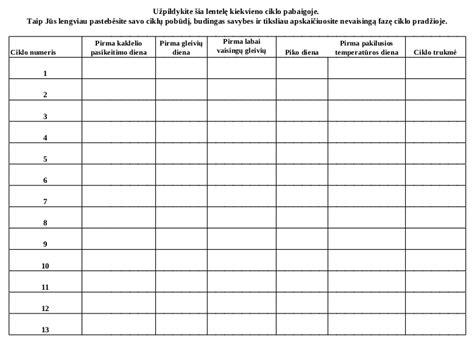 Excel lentelė su švenčių dienų sąrašu