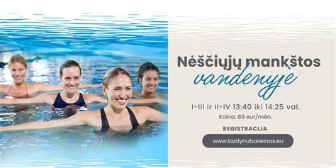 Infografika: Nėščiųjų mankštos baseine privalumai