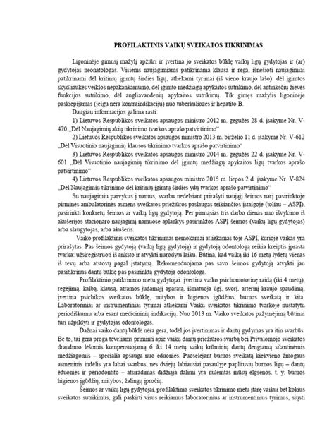 Vaikų akių profilaktinis tikrinimas