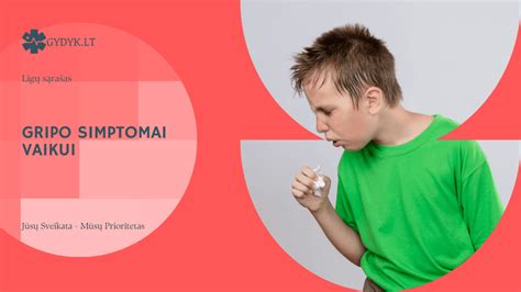 Kiaulytės simptomai vaikui