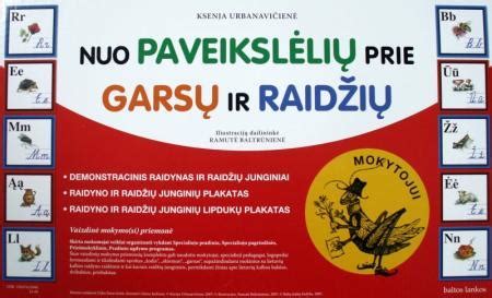 Raidžių ir garsų derinimas