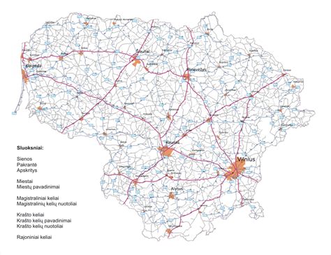 Lietuvos kraujo grupių pasiskirstymo žemėlapis (reikalinga iliustracija, rodanti Rh faktoriaus paplitimą)