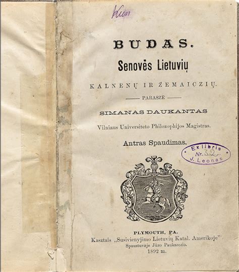 Senovės lietuvių buitis ir darbai