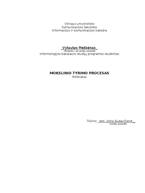 schematinis nevaisingumo tyrimo procesas