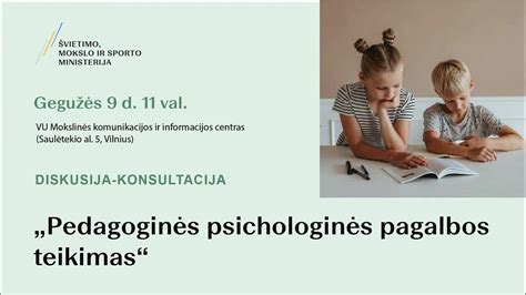 Pedagoginės psichologinės tarnybos konsultacija