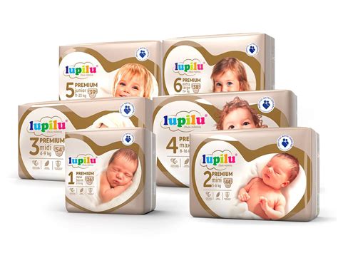 Lidl Lupilu Premium sauskelnių pakuotė