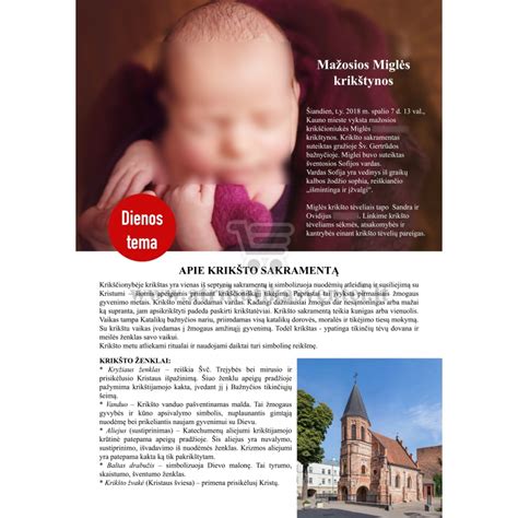 Krikštynų laikraštukas su nuotraukomis ir palinkėjimais