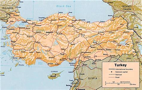 Turkijos Vano provincijos žemėlapis