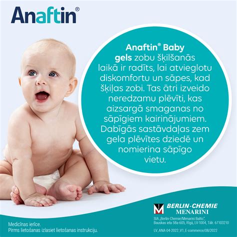 Vaikas tepa dantenas geliu Anaftin Baby