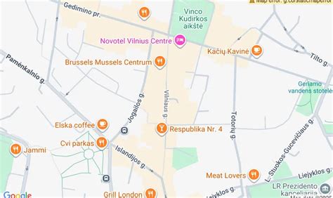 Žemėlapis su lauko darželio lokacija Antakalnyje