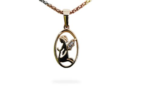 auksinis angelėlis pakabukas