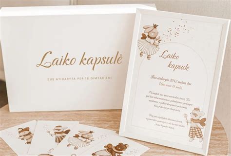 laiko kapsulė krikštynoms