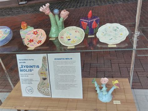 vaikų keramikos dirbinių parodų pavyzdžiai