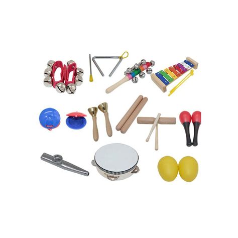 įvairūs muzikos instrumentai vaikams