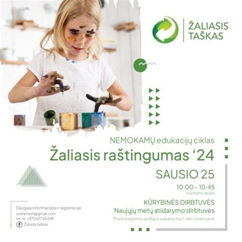 zaliasis darzelis