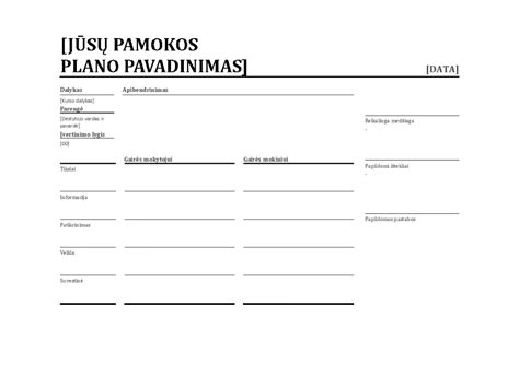 Šiuolaikinio daržo planavimo pavyzdys