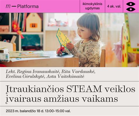 vaikai, besimokantys STEAM metodais