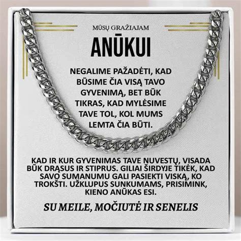 Senelių laiškas anūkui