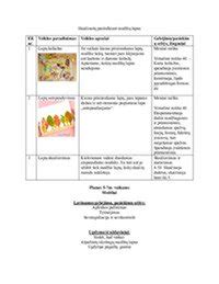 Pavyzdžiai skirtingų ugdymo(si) kontekstų vaikų darželyje