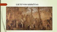 Lietuvos krikšto istorija