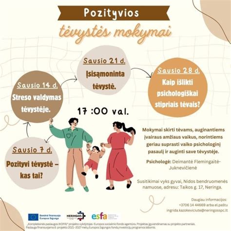 Schema: Pozityvios tėvystės principai