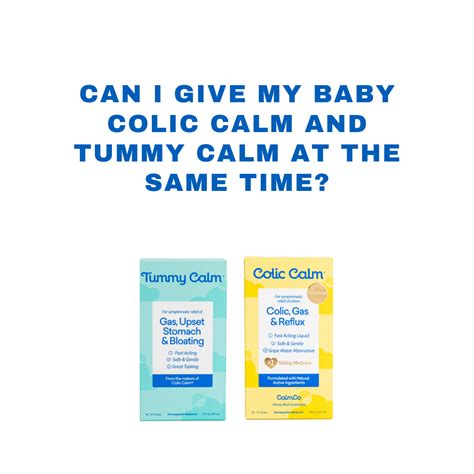 Colic Calm ir Tummy Calm lašų ingredientai