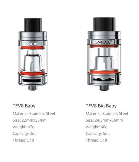 SMOK TFV8 Baby Beast atomizatoriaus nuotrauka
