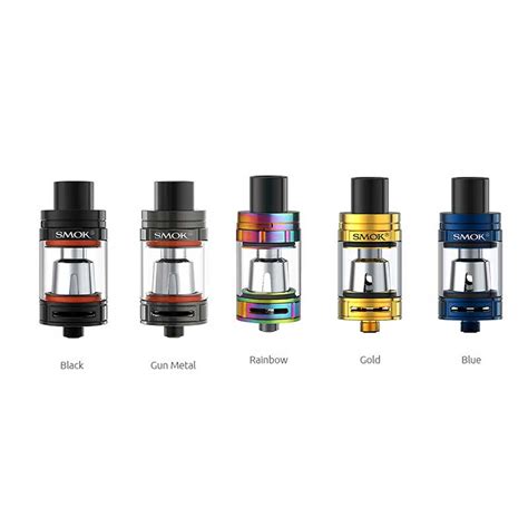 SMOK TFV8 Baby Beast atomizatoriaus scheminis pjūvis su oro srauto sistema