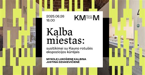 Kauno miestas su parduotuvės logotipu