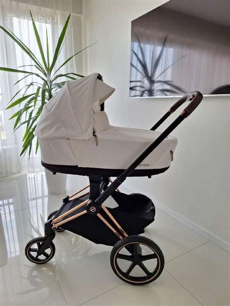 Cybex Priam vežimėlis su lopšiu ir sportine dalimi