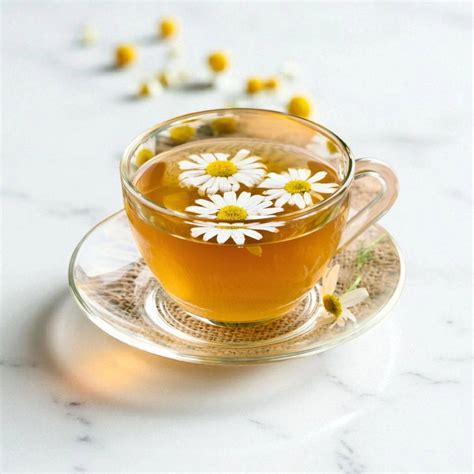 ramunėlių žiedų arbata