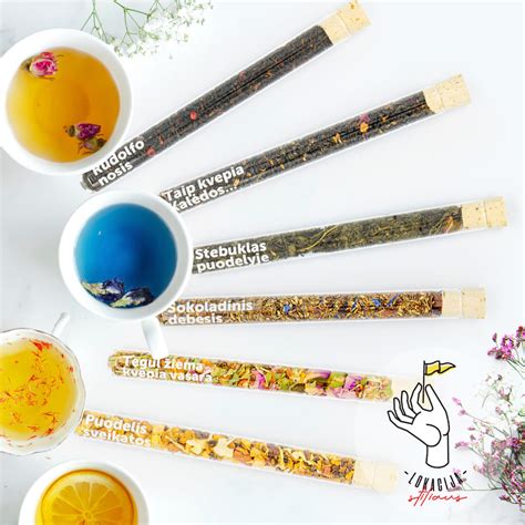 vaikiškų arbatų asortimentas