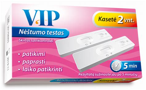 Schematinis nėštumo testo veikimo principas