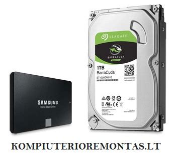 Kompiuterio kietojo disko diagnostika ir keitimas